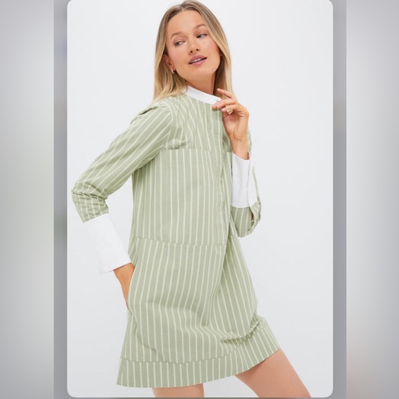 Ada POMANDER PLACE
Green Stripe Rohan Shirt Dress - Picture 2 of 5